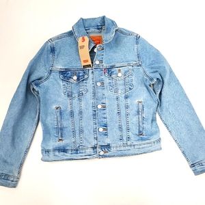 Womens Large Denim Levi's Original Trucker Jacket